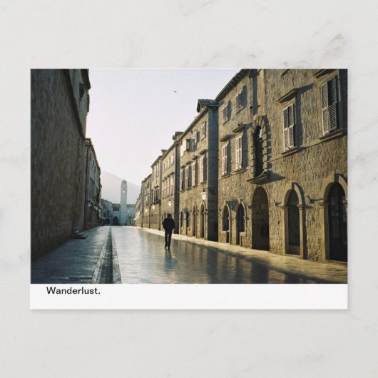 Wandern Postkarte (Vorderseite)