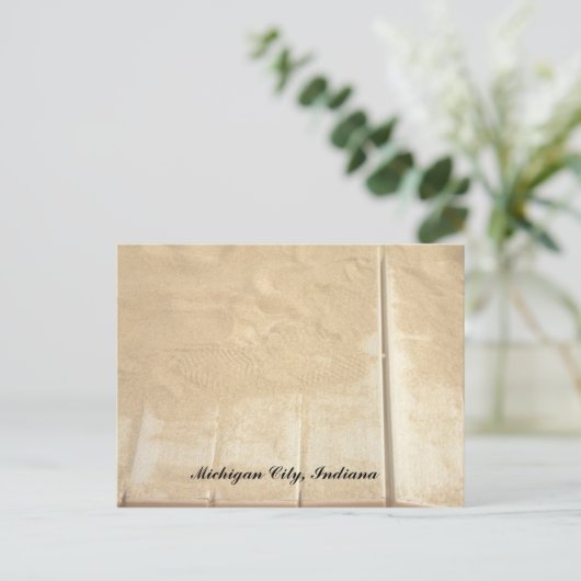 Wandern Postkarte (Stehend Vorderseite)