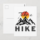 Wandern Postkarte (Vorne/Hinten)