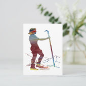 Wandern Postkarte (Stehend Vorderseite)