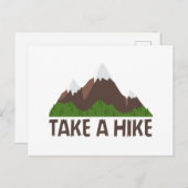 Wandern Postkarte (Vorne/Hinten)