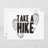 Wandern Postkarte (Vorne/Hinten)