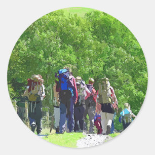 WANDERN RUNDER AUFKLEBER