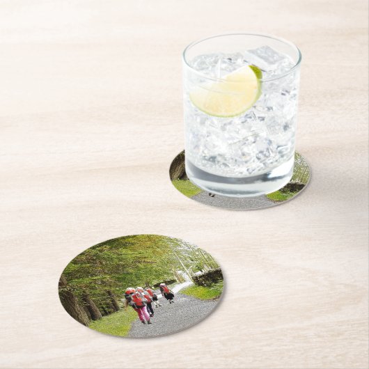 WANDERN RUNDER PAPPUNTERSETZER (Vor Ort)