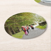 WANDERN RUNDER PAPPUNTERSETZER (Angewinkelt)