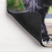 Wandern Schwarzer Bär Naturerlebnis-Image für Tier Mousepad (Ecke)