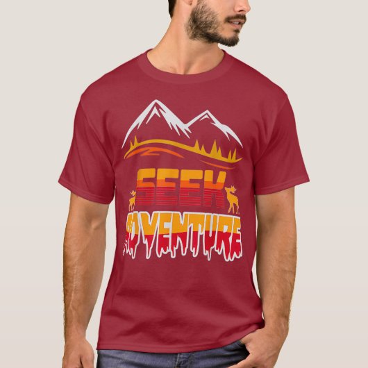 Wandern - Seek Adventure T-Shirt (Vorderseite)