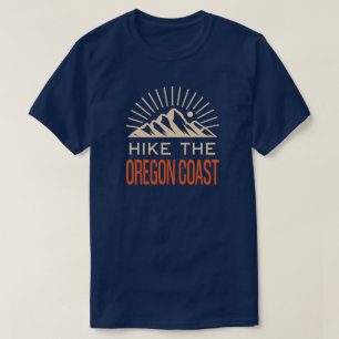 Wandern Sie auf dem Oregon-Küstenweg Sunburst T-Shirt