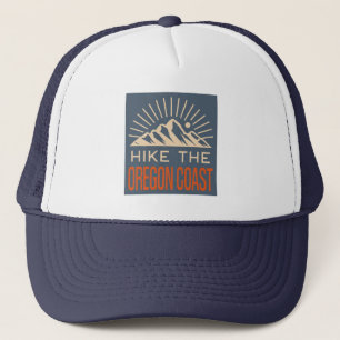Wandern Sie auf dem Oregon-Küstenweg Sunburst Truckerkappe