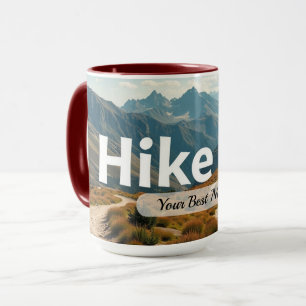 Wandern Sie auf dem Trail Tasse