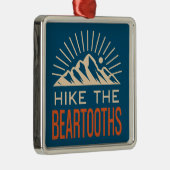 Wandern Sie den Sonnenaufgang der Bärentäler Ornament Aus Metall (Rechts)