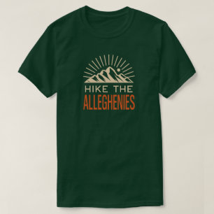 Wandern Sie die Allegheny-Berge Sunburst T-Shirt