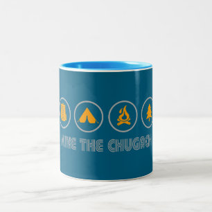 Wandern Sie die Chugach-Berge Alaska Zweifarbige Tasse