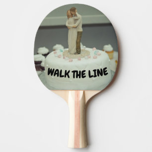 WANDERN SIE DIE LINIENWEITEN GIFT PING PONG PADDLE TISCHTENNIS SCHLÄGER