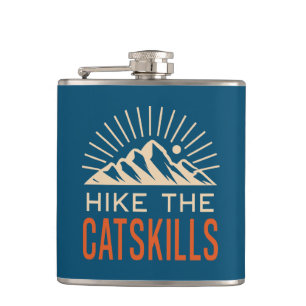 Wandern Sie durch die Catskills New York Sunburst Flachmann