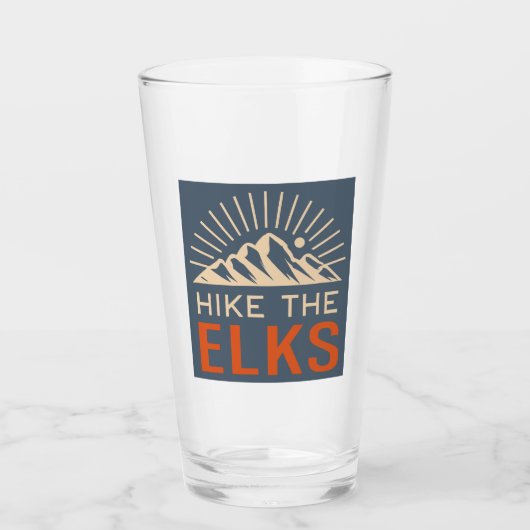 Wandern Sie durch die Elk Mountains Sunburst Glas (Vorderseite)
