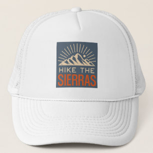 Wandern Sie durch die Sierras California Sunburst Truckerkappe