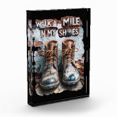 Wandern Sie eine Meile in meinen Schuhen - Inspira Fotoblock (Links)