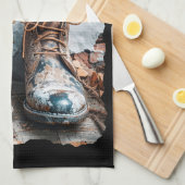 Wandern Sie eine Meile in meinen Schuhen - Inspira Geschirrtuch (Viertel Falte)