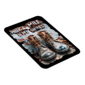 Wandern Sie eine Meile in meinen Schuhen - Inspira Magnet (Rechte Seite)