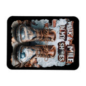 Wandern Sie eine Meile in meinen Schuhen - Inspira Magnet (Horizontal)