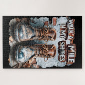 Wandern Sie eine Meile in meinen Schuhen - Inspira Puzzle (Horizontal)