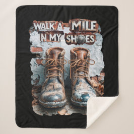 Wandern Sie eine Meile in meinen Schuhen - Inspira Sherpadecke