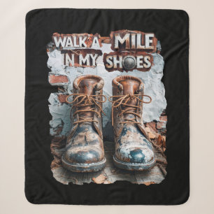 Wandern Sie eine Meile in meinen Schuhen - Inspira Sherpadecke