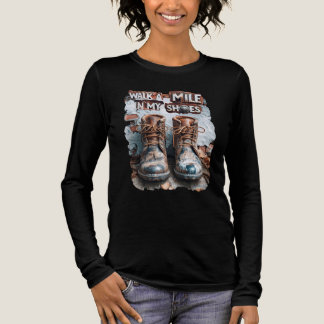 Wandern Sie eine Meile in meinen Schuhen - Inspira Tri-Blend Shirt