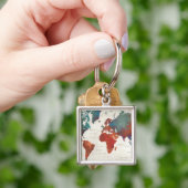 Wandern Sie häufig, wandern Sie immer Karte mit Schlüsselanhänger (Hand)