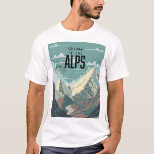 Wandern Sie in den Alpen T-Shirt