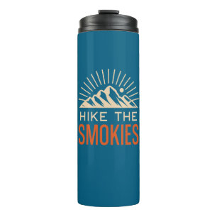 Wandern Sie in den Smoky Mountains Sunburst Thermosbecher