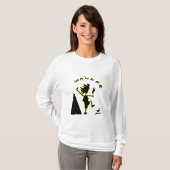 Wandern Sie in Schwarzes T-Shirt (Vorne ganz)