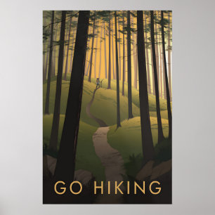 Wandern Sie Los Reiseplakat Poster