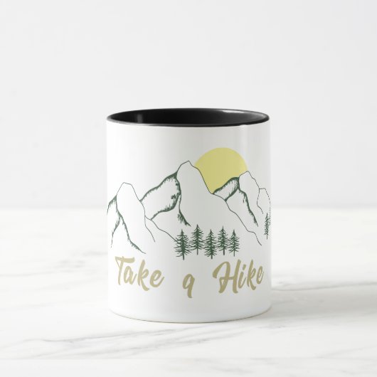 Wandern Sie mit Logokiefern im Freien Tasse (Zentrum)