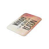 Wandern Sie ohne Grund Badematte (Schrägansicht)