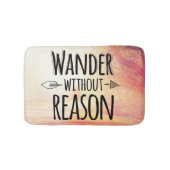 Wandern Sie ohne Grund Badematte (Vorderseite)