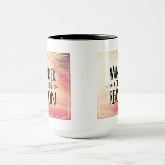 Wandern Sie ohne Grund Tasse (Zentrum)