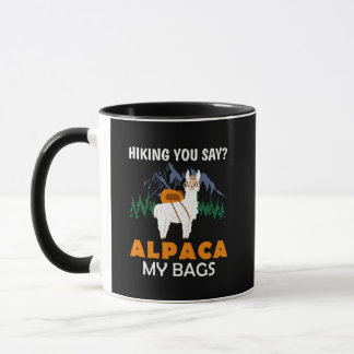 Wandern Sie sagen Alpaca meine Flaggen Vintage Son Tasse