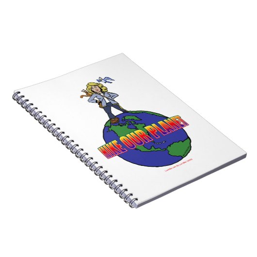 Wandern Sie unser Planet Spiral Notebook Notizblock (Rechte Seite)