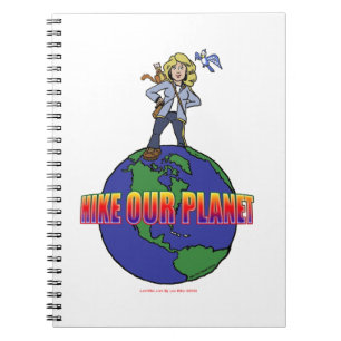 Wandern Sie unser Planet Spiral Notebook Notizblock