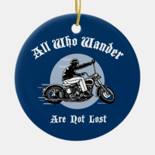 Wandern Sie verloren Keramik Ornament