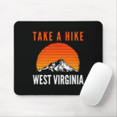 Wandern Sie West Virginia Sunset Mountain Wanderun Mousepad (Mit Mouse)