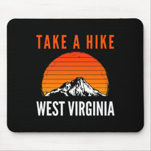 Wandern Sie West Virginia Sunset Mountain Wanderun Mousepad