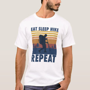 Wandern Sprichwort Wandern Günstig zum Schlafen T-Shirt