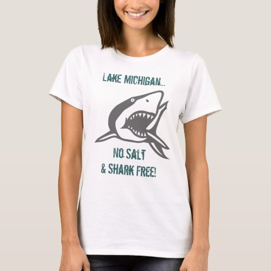 Wandern Swim Lake Michigan T-Shirt (Vorderseite)