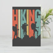 Wandern Themenabenteuer Shirt, Vintages Wandern Einladung