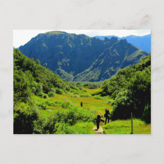 Wandern Thórsmörk, Island Postkarte