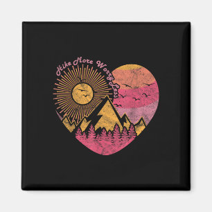 Wandern Trekking wandern mehr sorgen weniger  Magnet