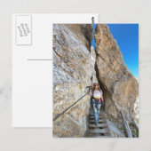 Wandern über Ferrata Postkarte (Vorne/Hinten)